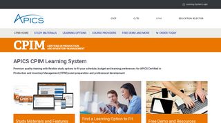 APICS CPIM Learning System | Learn APICS