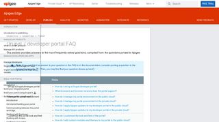 Drupal 7 developer portal FAQ | Apigee Docs