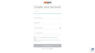 Apigee - Sign in