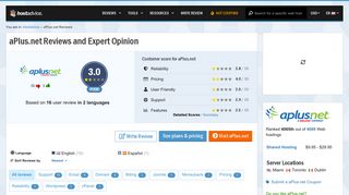 aPlus.net Reviews by 16 Users & Expert Opinion - Jan 2019