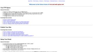 Aplus.Net Web Hosting - Website Hosting, Domains, Web Site Design