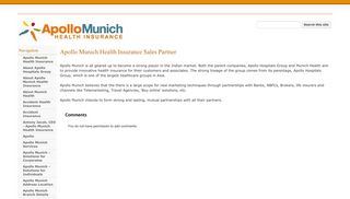 Apollo Munich Health Insurance Sales Partner - Google Sites