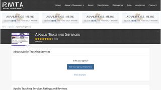 Apollo Teaching Services - Reviews & Ratings | Rate My Teaching ...