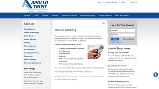 Mobile Banking | Apollo Trust Company | Apollo, Pennsylvania ...