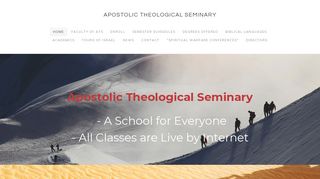 Apostolic Theological Seminary - Home