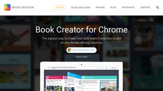 Book Creator for Chrome - Book Creator app