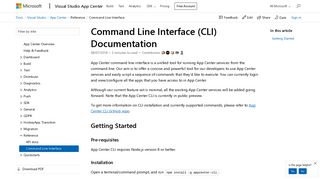App Center Command Line Interface (CLI) - Visual Studio App Center ...