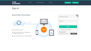 CamScanner Sign in | Access, sync and manage all your documents ...