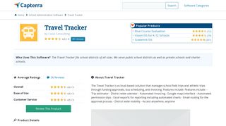 Travel Tracker Reviews and Pricing - 2019 - Capterra