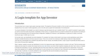 A Login template for App Inventor « eiXerITS