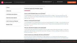 Android and iOS Mobile Apps | Pluralsight