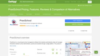 PraxiSchool Pricing, Features, Reviews & Comparison of Alternatives ...