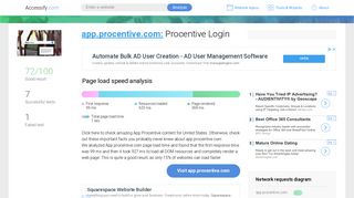 Access app.procentive.com. Procentive Login