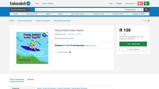 Randy Rabbit Rides Rapids | Buy Online in South Africa | takealot.com
