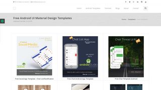 Free Android Templates - Android App Design - App Templates