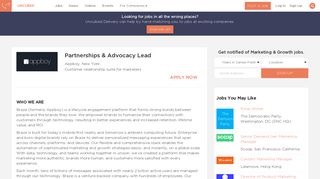 Partnerships & Advocacy Lead at Appboy | Uncubed