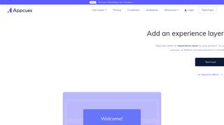 Appcues — Add an experience layer to your product
