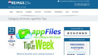appFiles Tips Archives - RE/MAX Elite