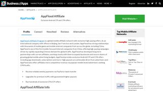 AppFlood Affiliate - Reviews, News and Ratings - Business of Apps