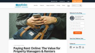 Paying Rent Online | AppFolio Property Management Software