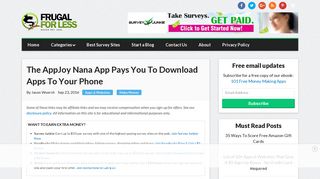 The AppJoy Nana App Pays You To Download Apps To Your Phone