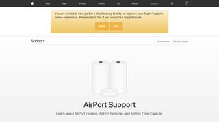 AirPort - Official Apple Support