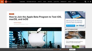 How to Join the Apple Beta Program to Test iOS, macOS, and tvOS