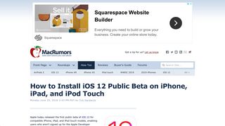 How to Install iOS 12 Public Beta on iPhone, iPad, and iPod Touch ...