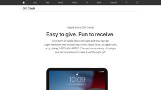 Gift Cards - Apple
