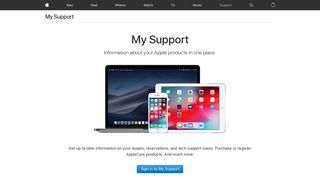 My Support - Official Apple Support