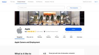 Apple Careers and Employment | Indeed.com