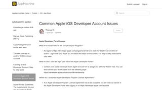 Common Apple iOS Developer Account Issues – AppMachine Help ...