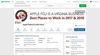 Working at Apple Federal Credit Union | Glassdoor