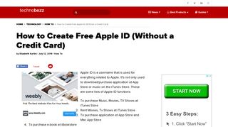 How to Create Free Apple ID (Without a Credit Card) | Technobezz