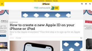 How to create a new Apple ID on your iPhone or iPad | iMore