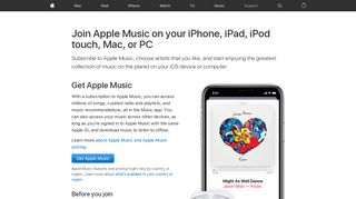 Join Apple Music on your iPhone, iPad, iPod touch, Mac, or PC - Apple ...