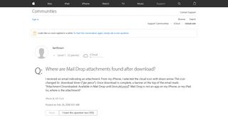 Where are Mail Drop attachments found aft… - Apple Community