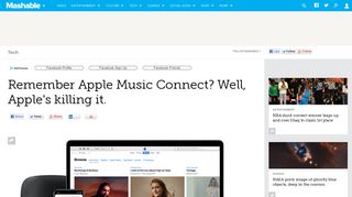 Apple Music Connect joins Ping in the graveyard of Apple services