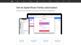 Get an Apple Music Family subscription - Apple Support