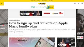 How to sign up and activate an Apple Music family plan | iMore