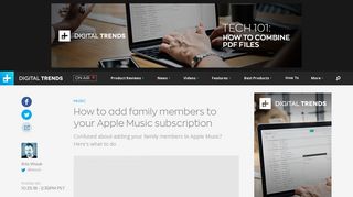 How to Add Family Members to Your Apple Music Subscription ...