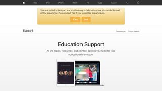 Education - Official Apple Support