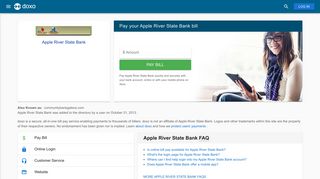 Apple River State Bank: Login, Bill Pay, Customer Service and Care ...
