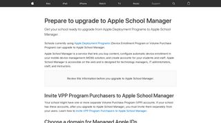 Prepare to upgrade to Apple School Manager - Apple Support