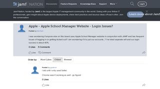 Apple - Apple School Manager Website - Login Issues? | Discussion ...