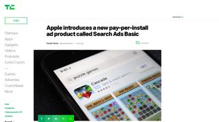 Apple introduces a new pay-per-install ad product called Search Ads ...