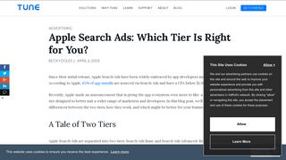 Apple Search Ads: Which Tier Is Right for You? | TUNE