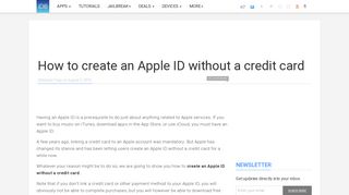 How to create an Apple ID without a credit card - iDownloadBlog