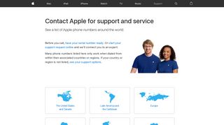 Contact Apple for support and service - Apple Support