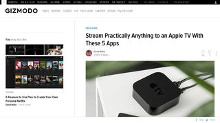 Stream Practically Anything to an Apple TV With These 5 Apps